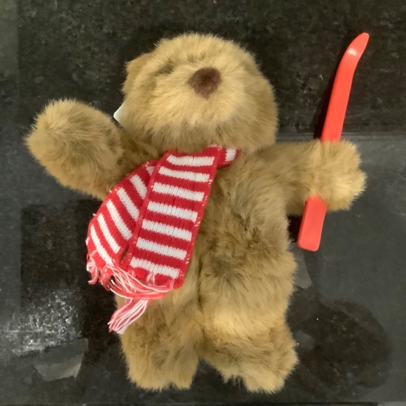 Brown Ski Bear Stuffed Animal - Picture 2 of 7